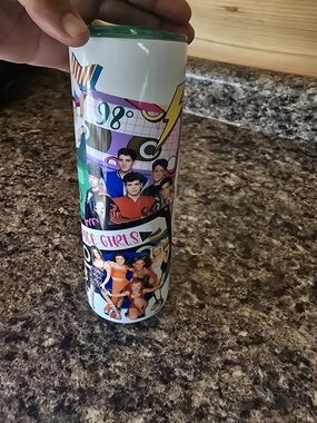 Spice Girls, 98 Degrees, New Kids On The Block, & Backstreet Boys 20 oz Tumbler